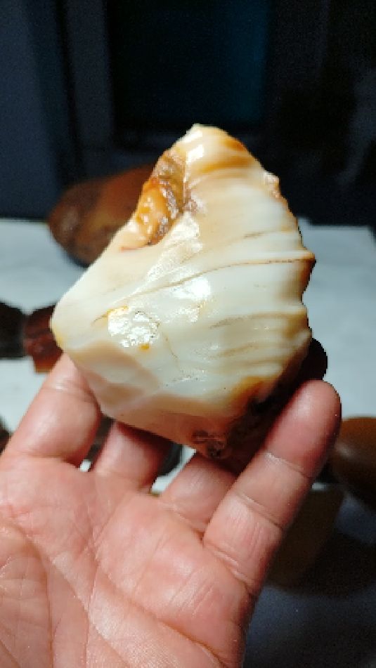 收藏品沙漠漆奇石