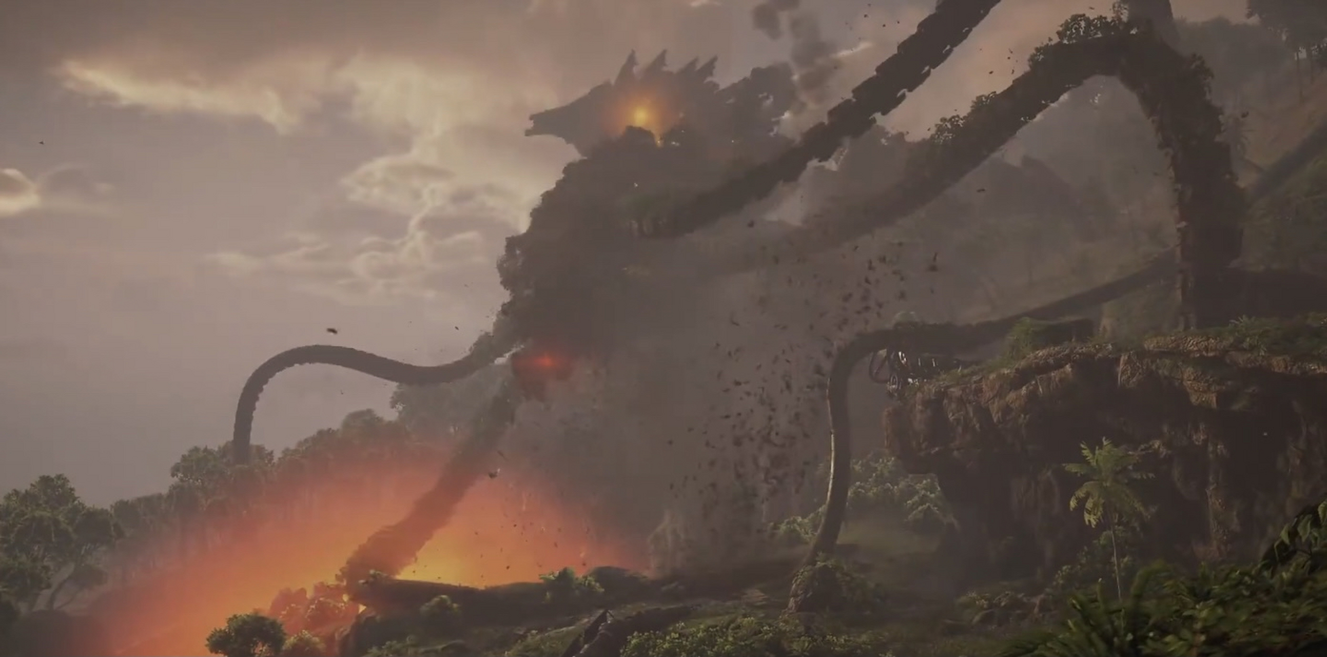 《地平线:西部禁区》dlc炙炎海岸的最终boss实在太震撼了,就像一座