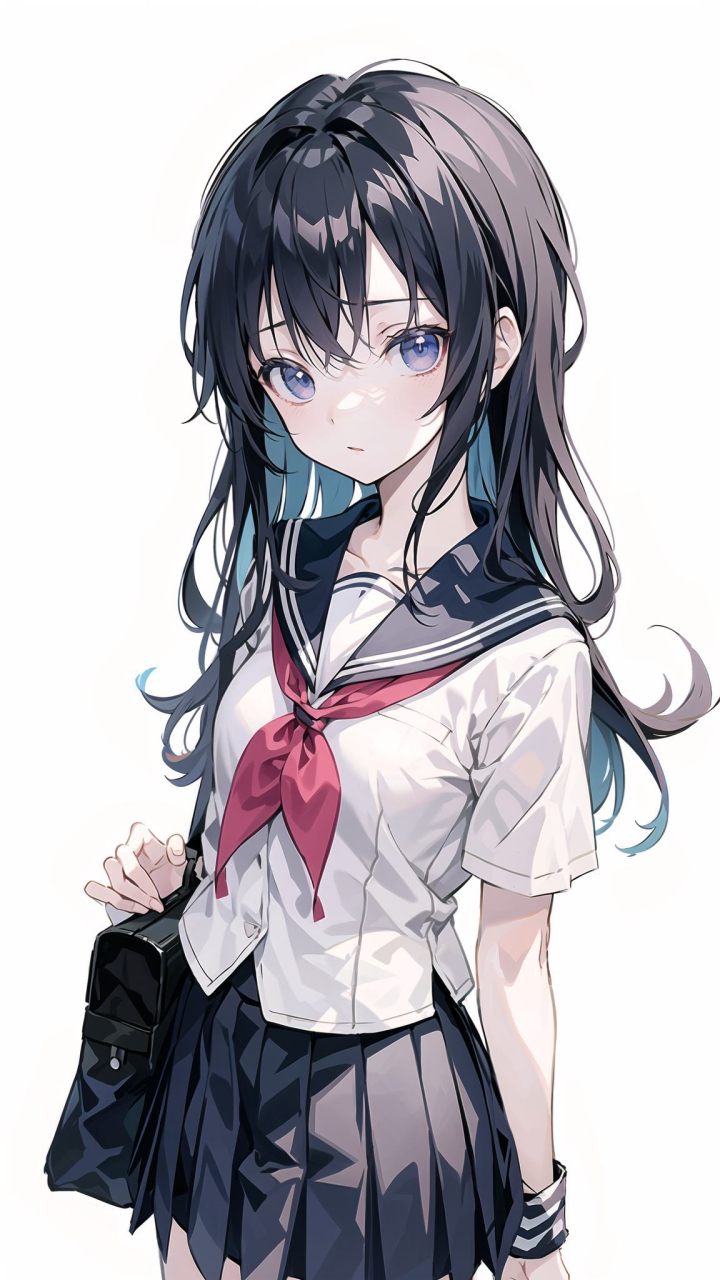 有趣表情:青春活力,jk服饰学生时尚风采#有趣表情# #jk制服# #二次元