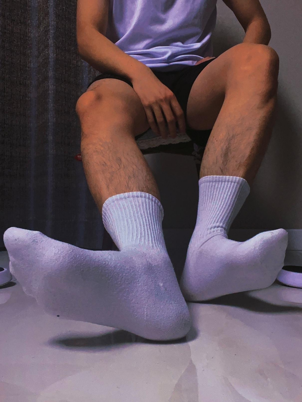 白袜帅哥#臭袜子