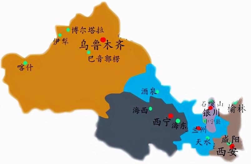 中央确定西北地区6大城市:西安第1,乌鲁木齐领先兰州,咸阳第6