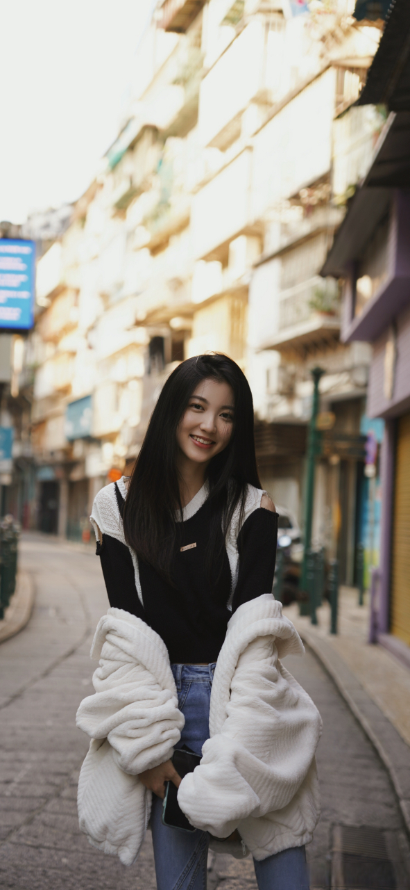 李星瑶街头写真