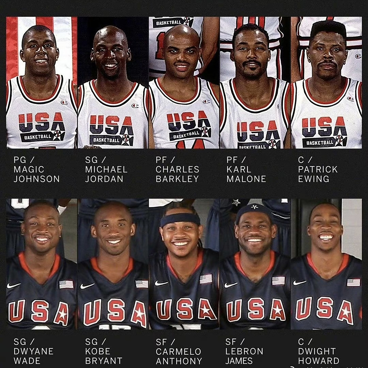 "梦一队"和"梦八队"相比谁是最强"梦之队"?#百度仲夏打卡挑战赛