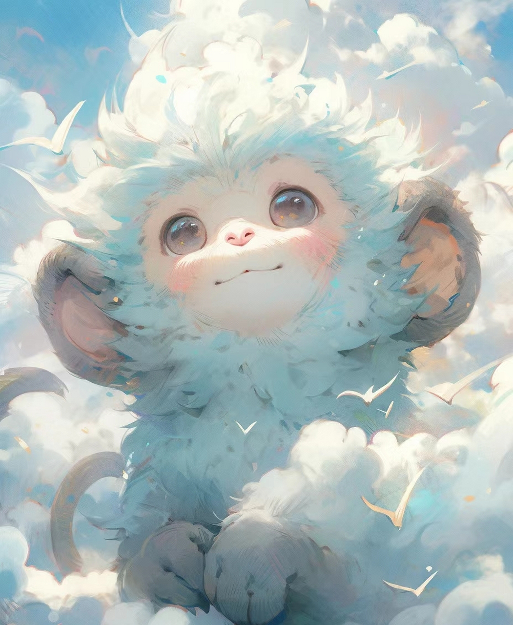 十二生肖之申猴#ai绘画