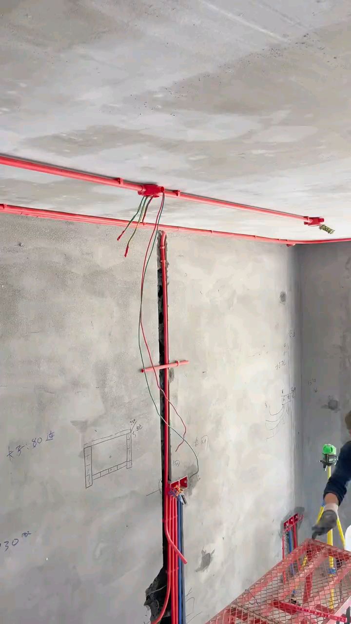 电工施工现场实拍