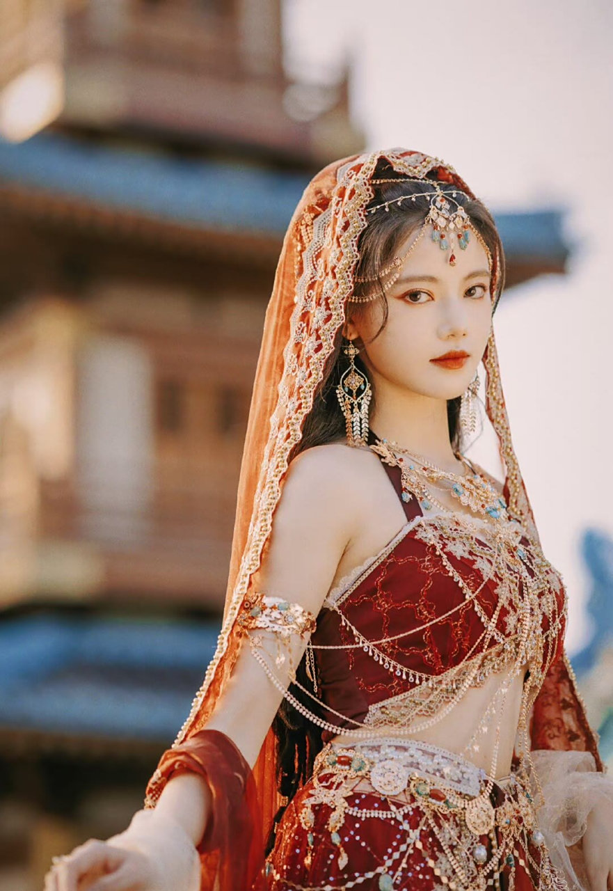 孙珍妮古装头饰装扮欣赏,你喜欢哪个装扮?#百度仲夏打卡挑战赛