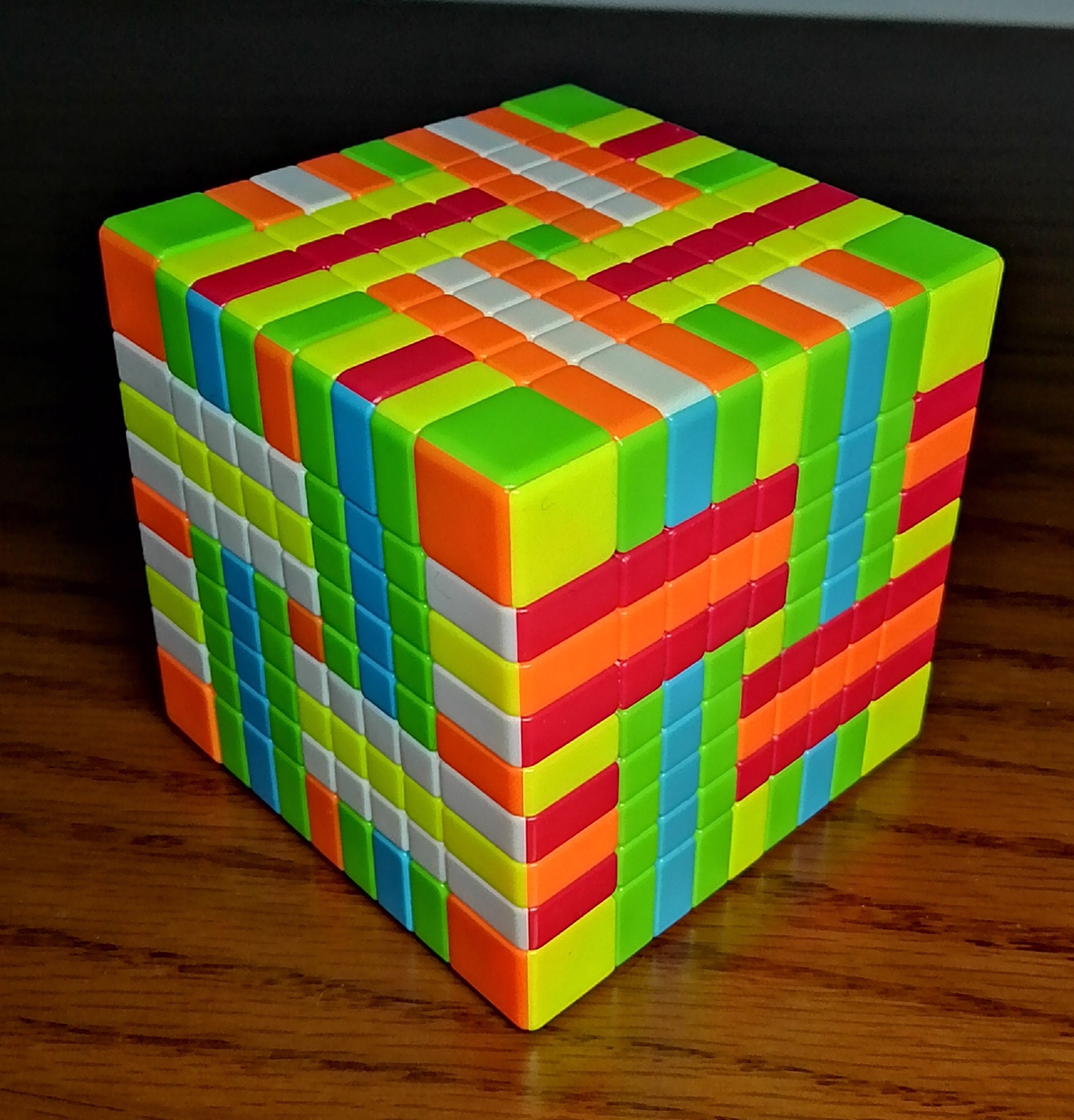 九阶魔方花式图案临摹之立体交织