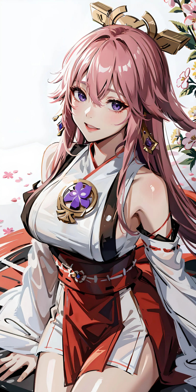 八重神子# #壁纸# 八0709重0709神0709子0709
