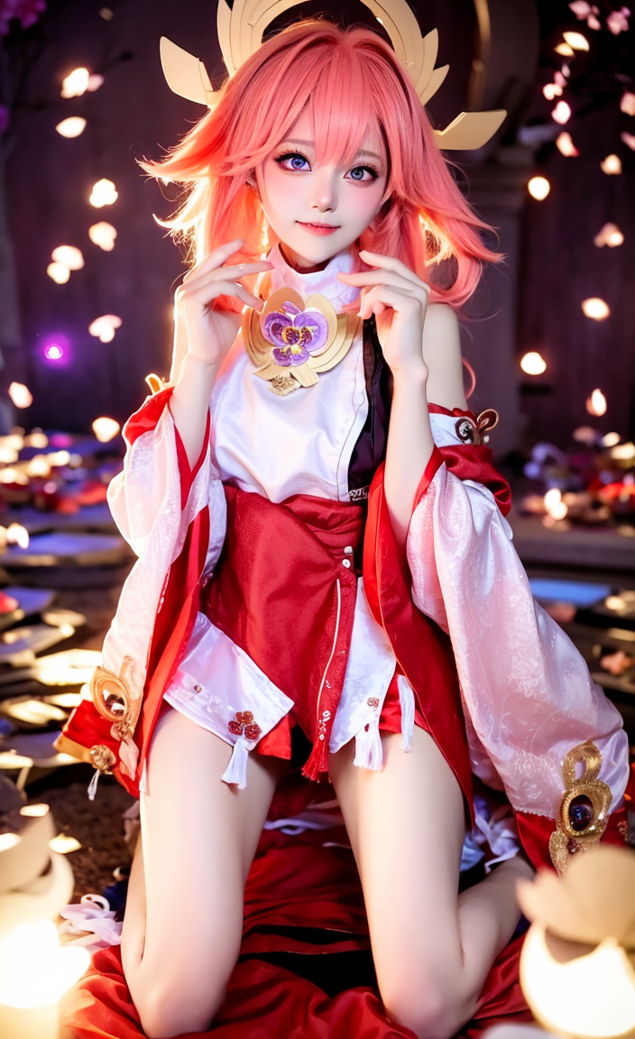 原神八重神子cos,但是病娇