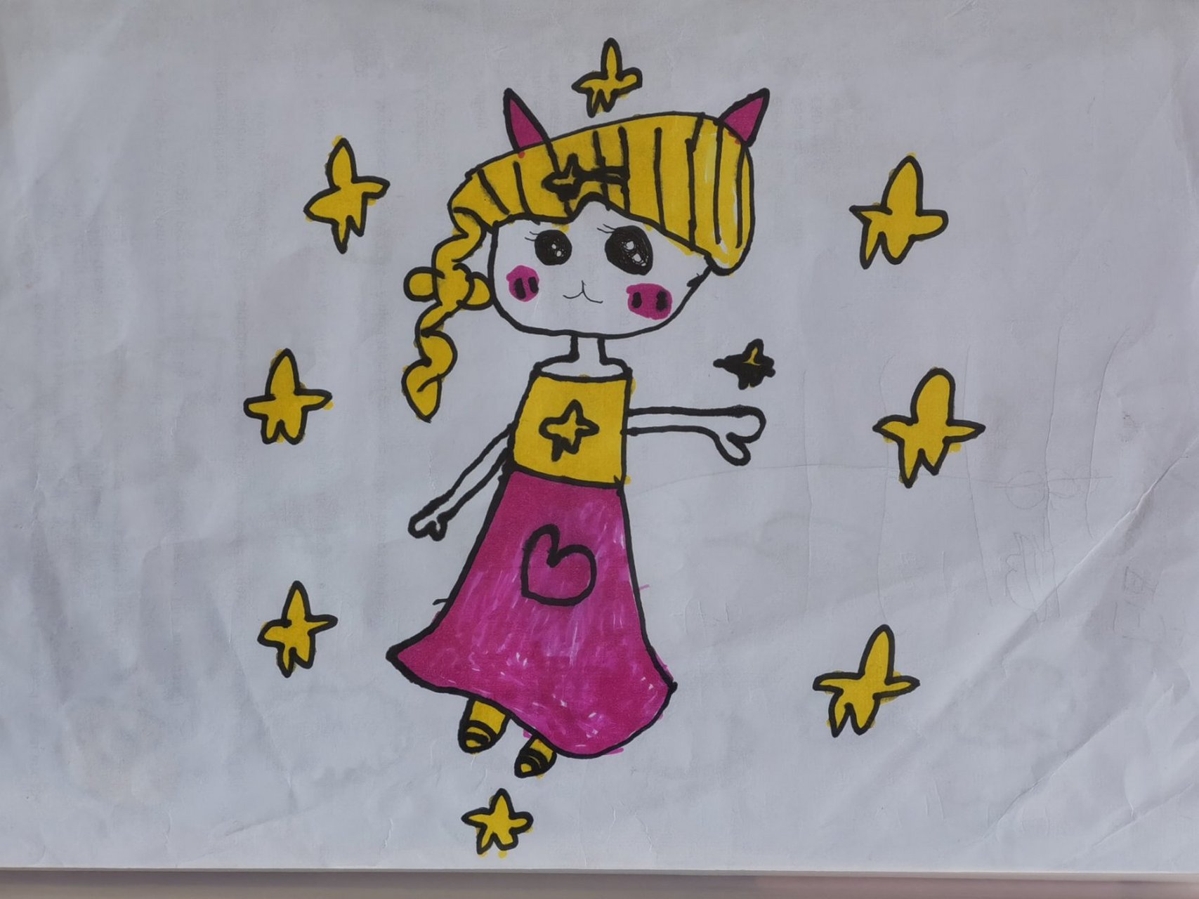 今日画:星星公主