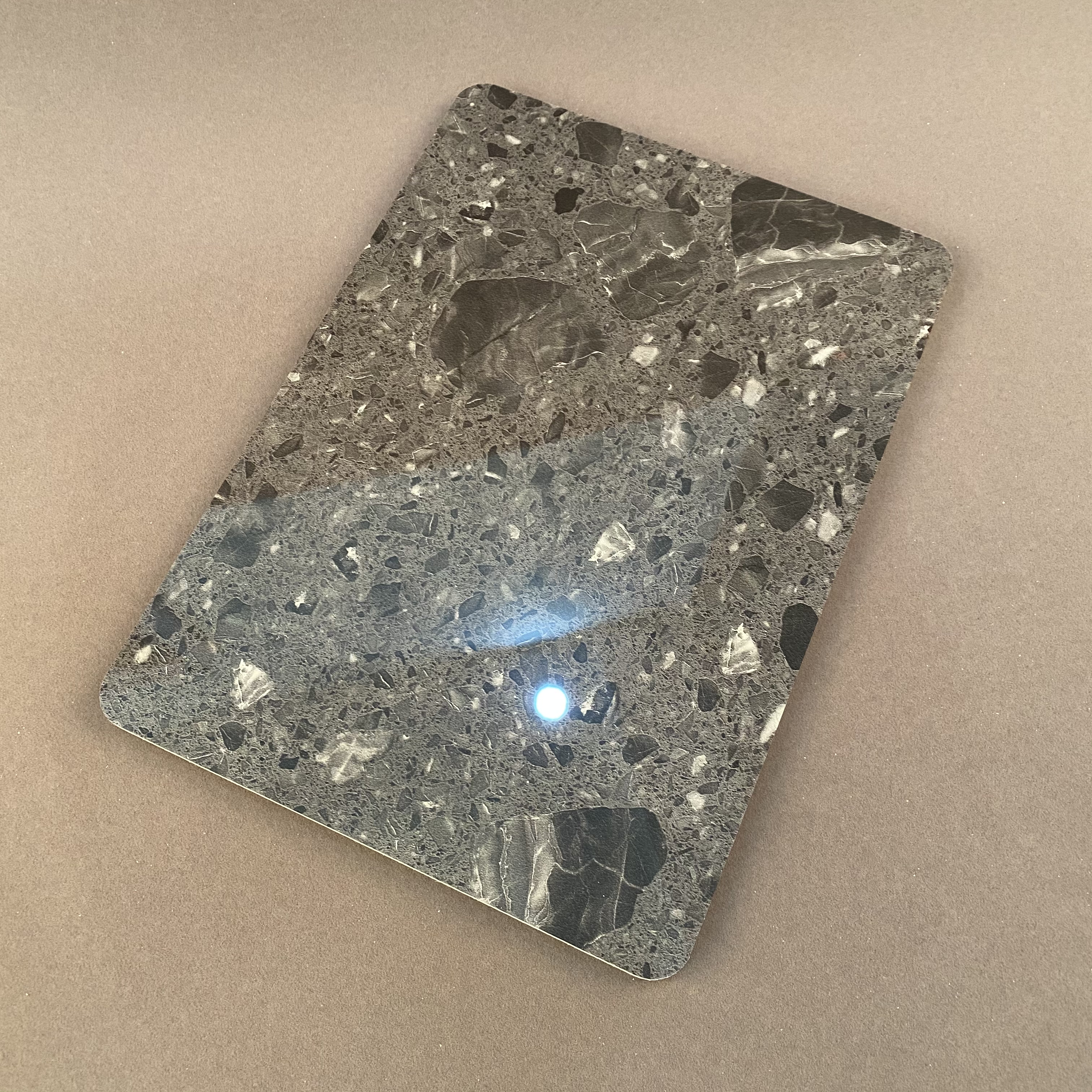 木饰面墙板高光水磨石