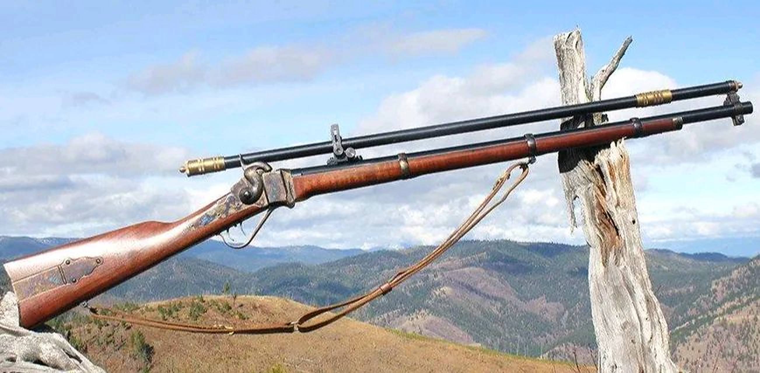 夏普斯后装枪是美国内战中最受欢迎的一款使用击发式发射机构的步枪