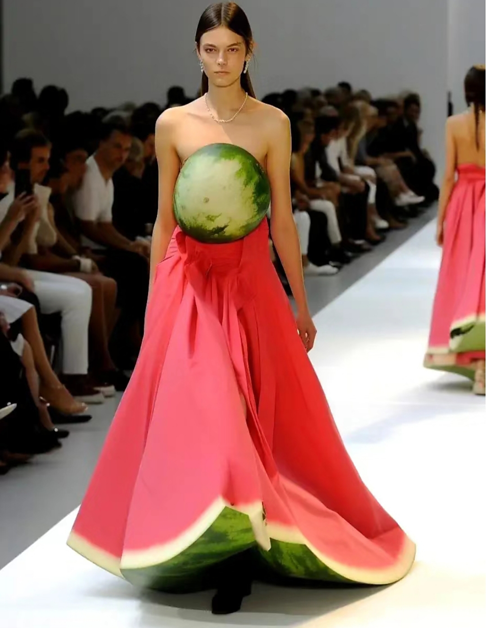 别说,西瓜裙子还挺好看