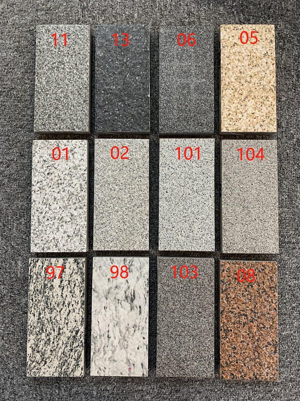 仿石花岗岩无色差地铺