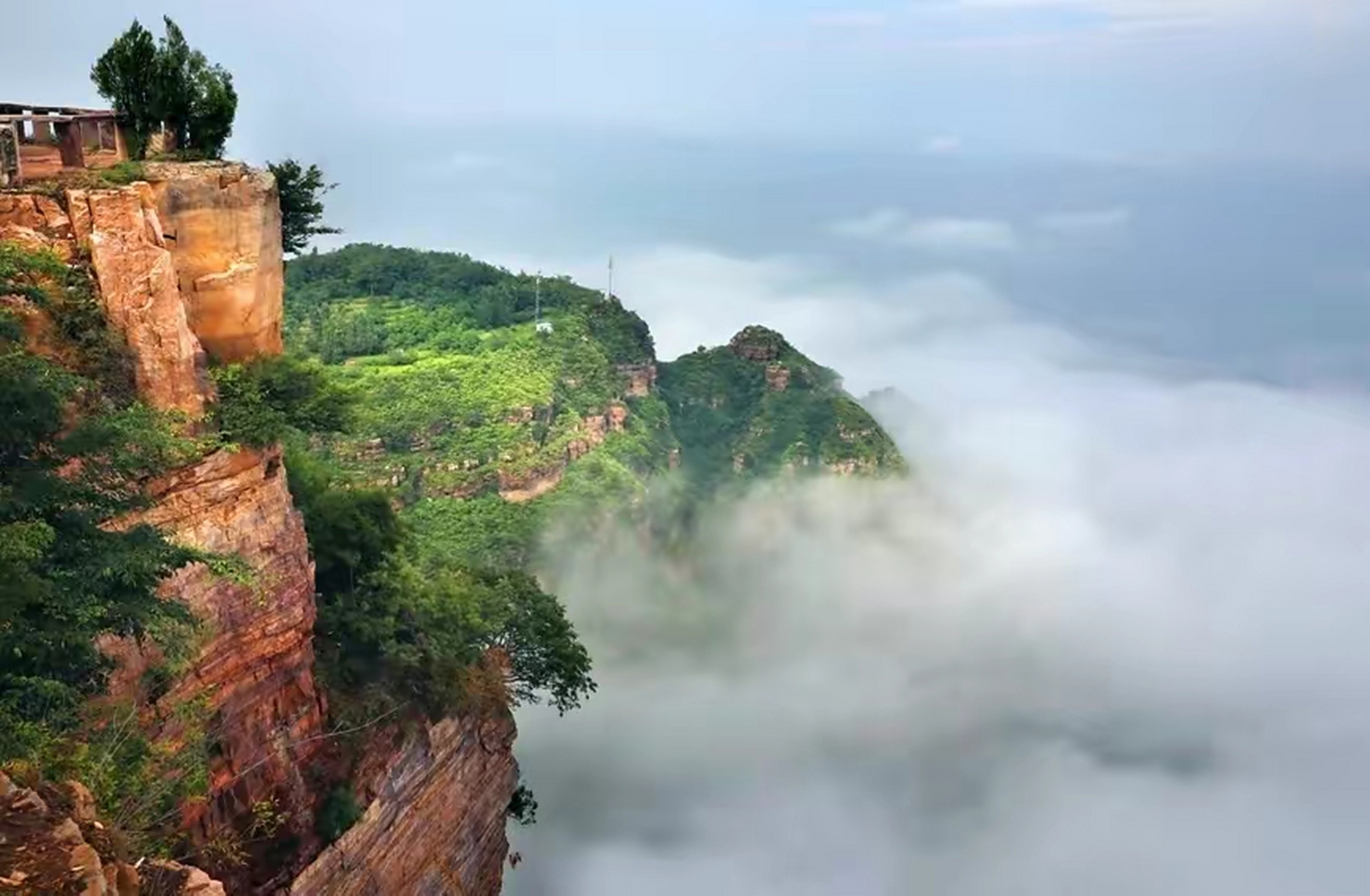 暴雨过后,林州太行山风景如画,欢迎各位神游!#林州太行大峡谷#
