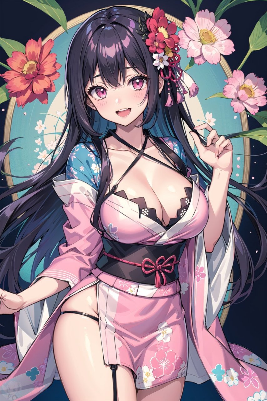 百度ai绘图黑科技# 阳光和服少女
