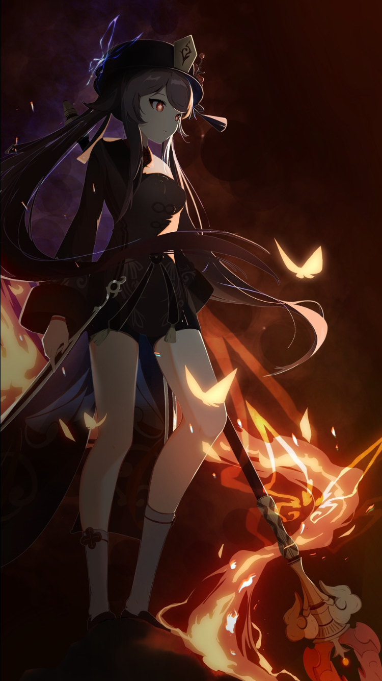原神少女胡桃图片壁纸