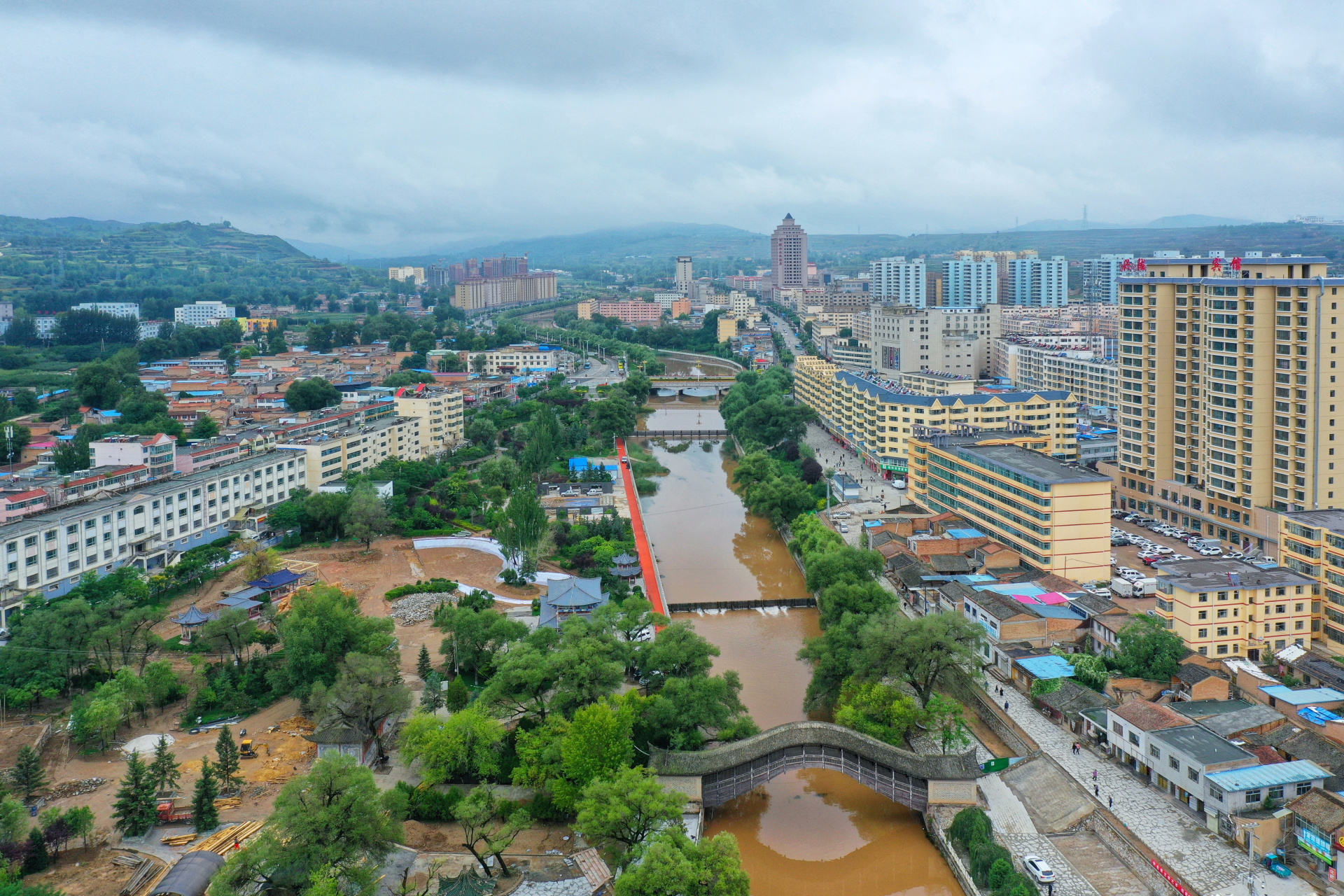 渭源灞陵桥.定西最有特色的古建筑.始建于明洪武初年.