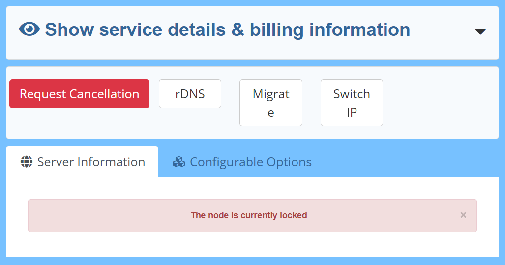 [疑问]  Virmach: The node is currently locked