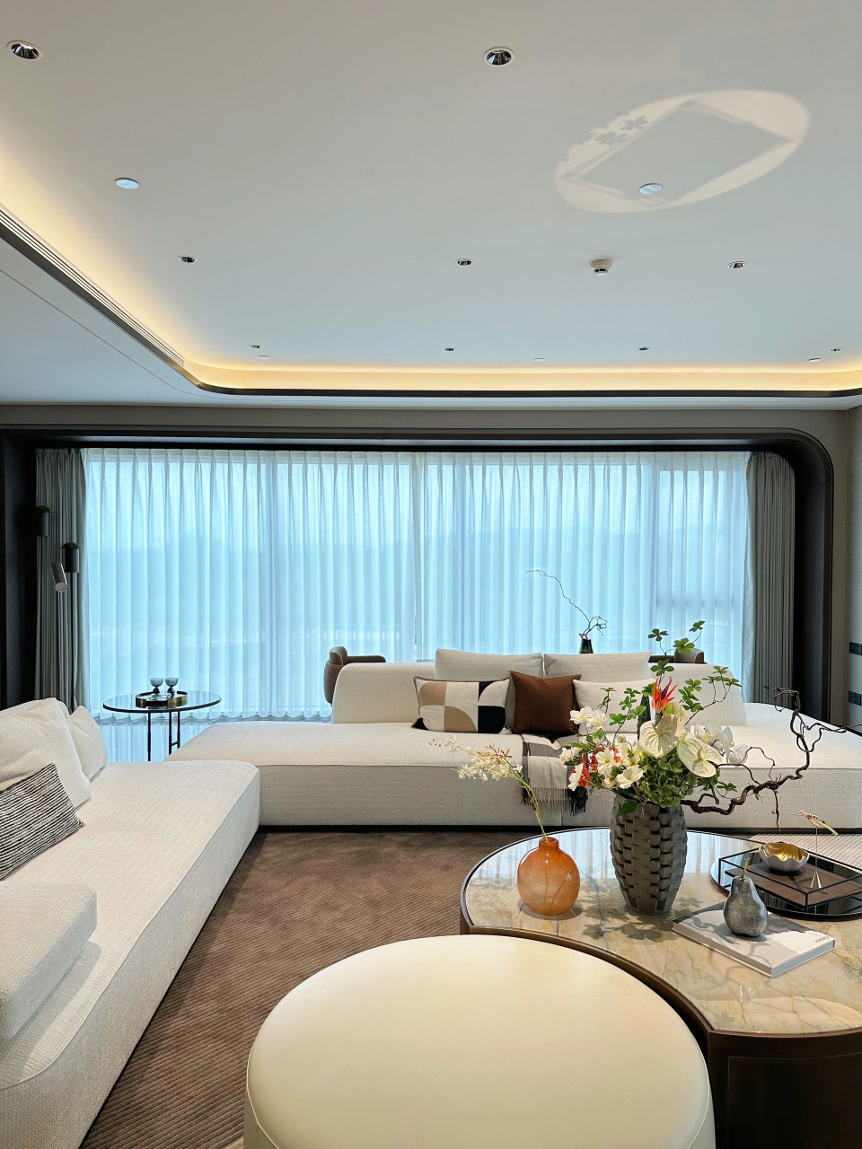 现代轻奢无主灯设计,这套房子也太美了吧#我在百度学装修# #百度家居