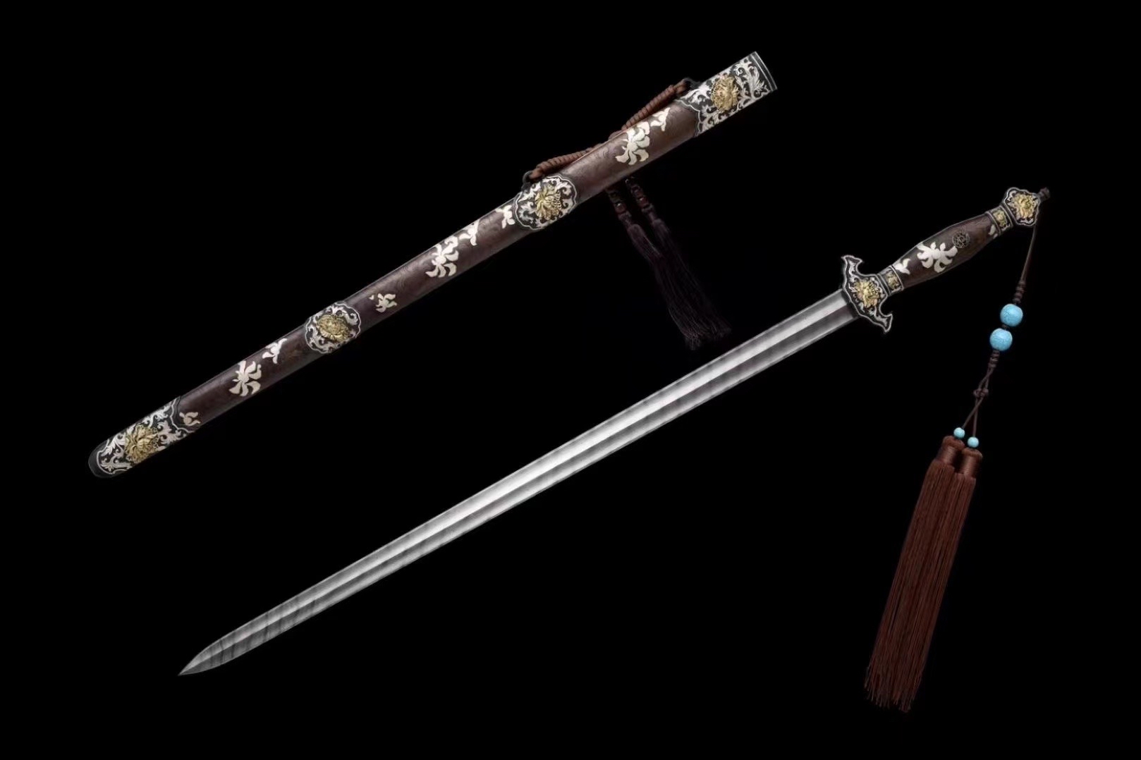 天星铜鞘牡丹剑