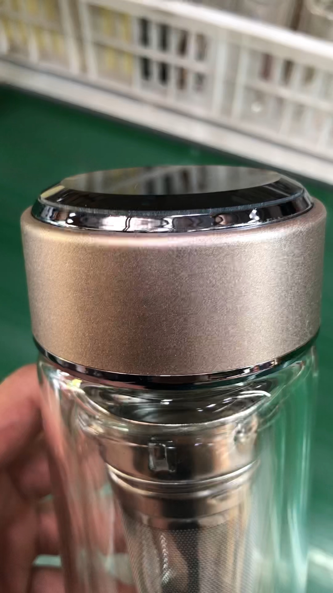 世诺300毫升豪华商务款双层玻璃杯-度小视