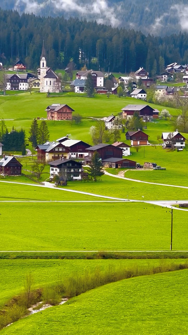 欧洲乡村的样子