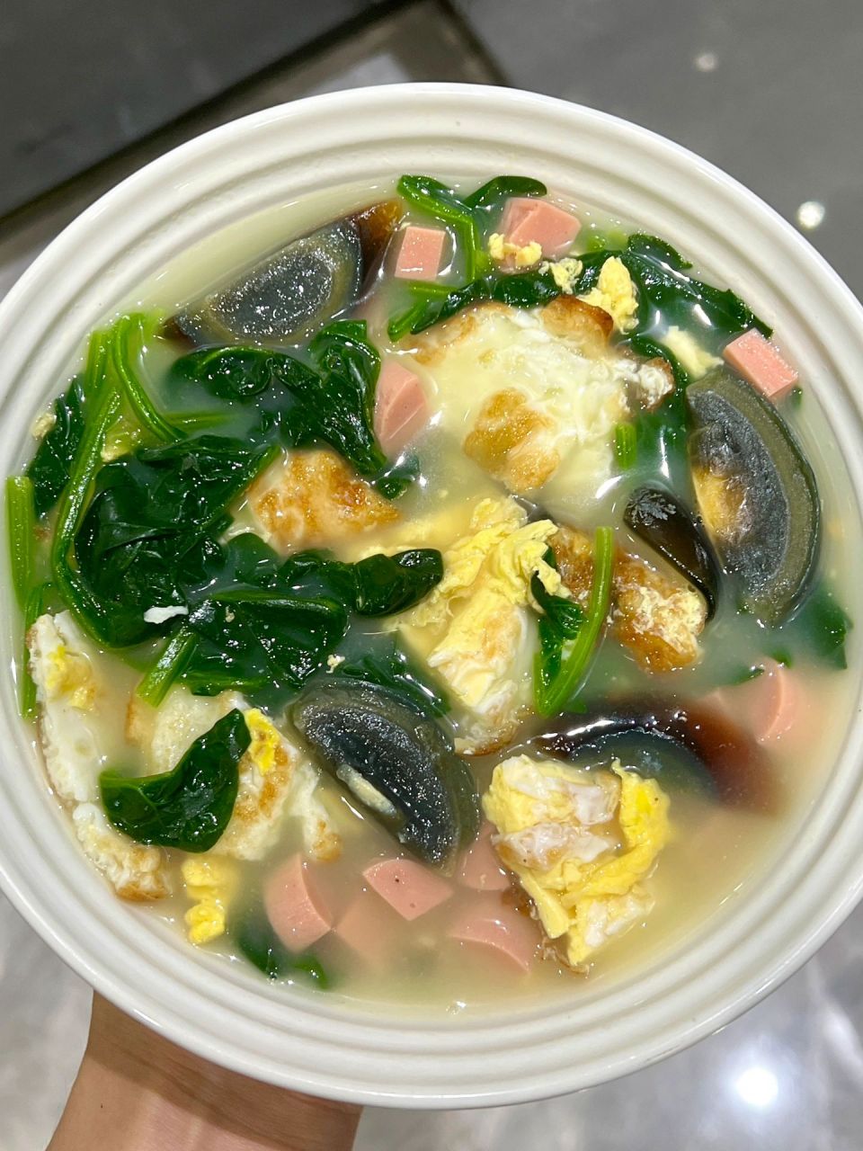 我两周瘦了7斤!|||菠菜鸡蛋汤!妥妥的掉秤汤啊!