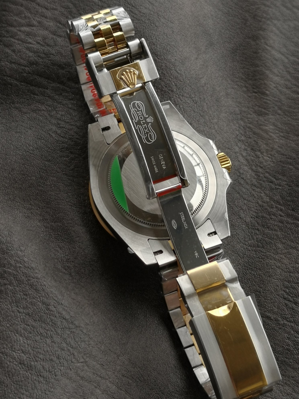 n厂格林尼治自动机械男表,3285自动上链机械机芯,蓝宝石玻璃,间金表壳