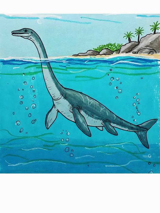 同绘蛇颈龙:我与弟弟笔下的奇幻差异