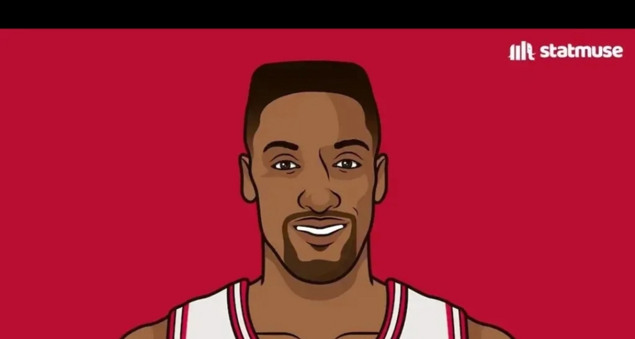 美媒今日晒图分享"蝙蝠侠"斯科特-皮蓬17年生涯成就96  1,场均16.