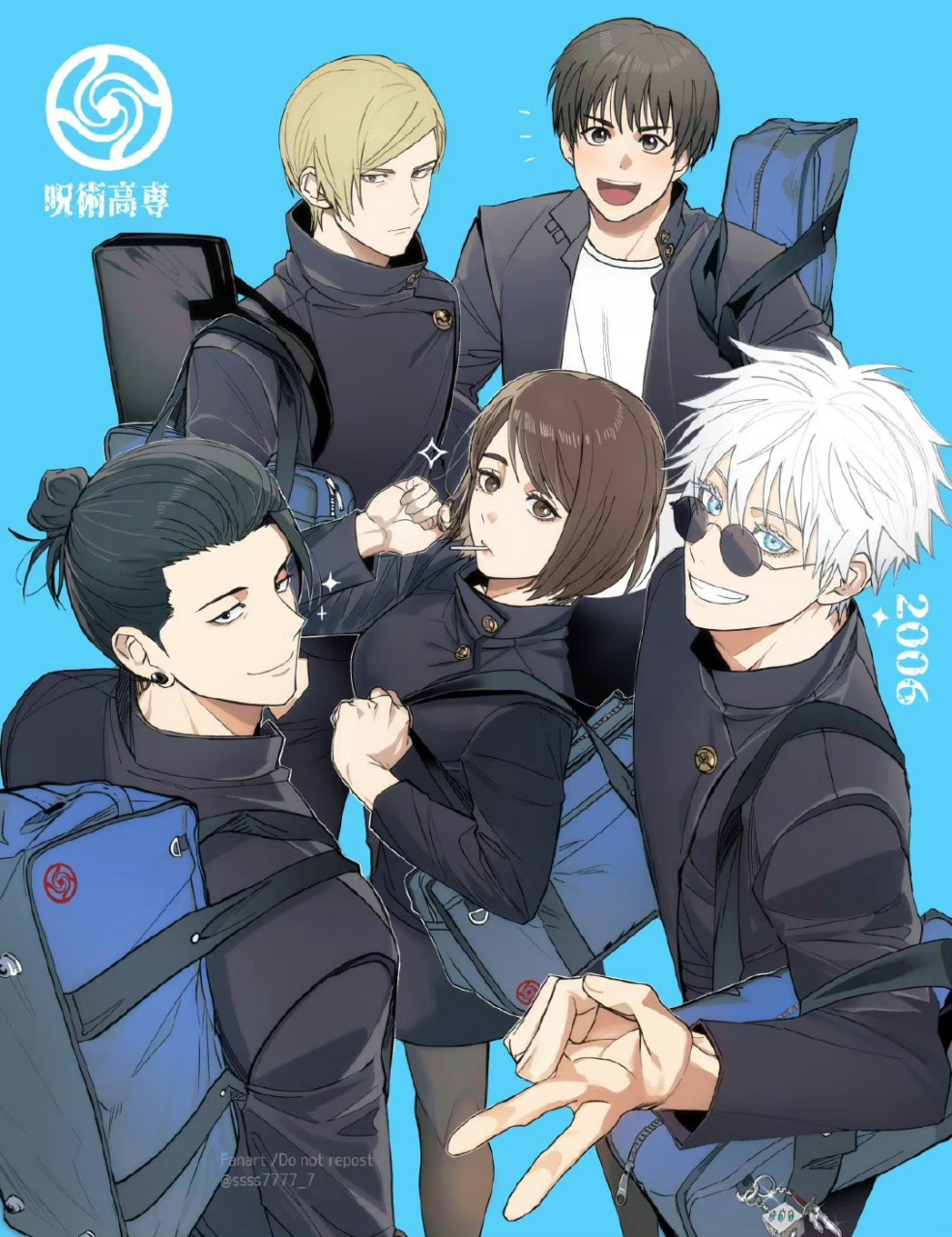 经典动漫# 咒术回战 咒术高专 (twi:ssss7777_7)