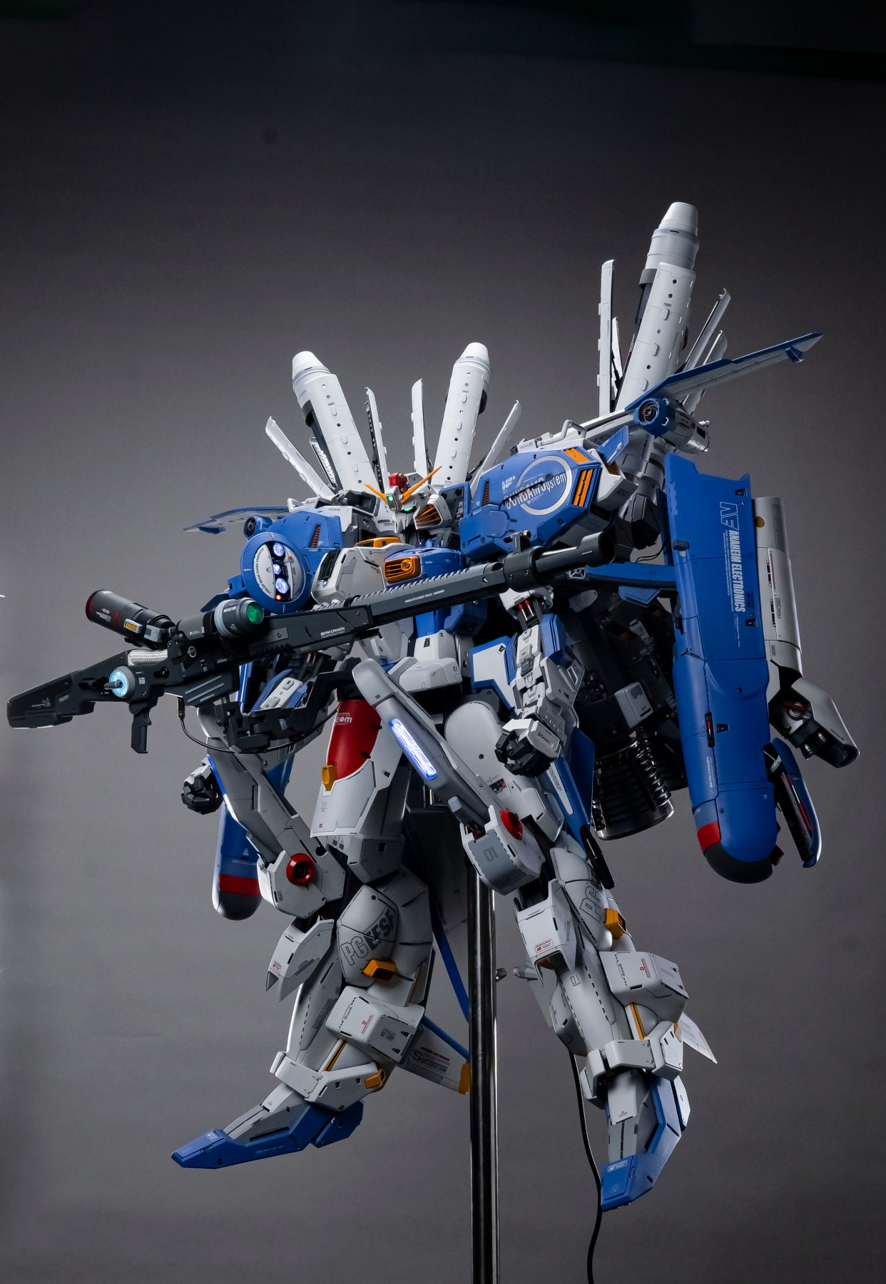 模型欣赏:1/35 高达前哨战 exs高达