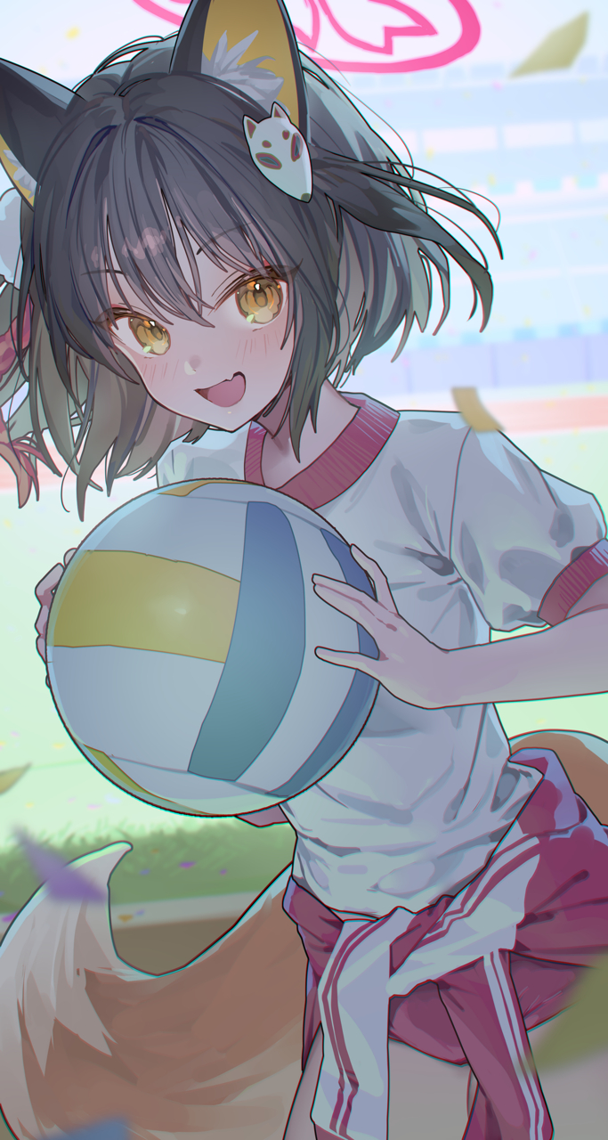 体操服小狐狸久田泉奈 画师:にんけんまめ#二次元美图# #我爱二次元