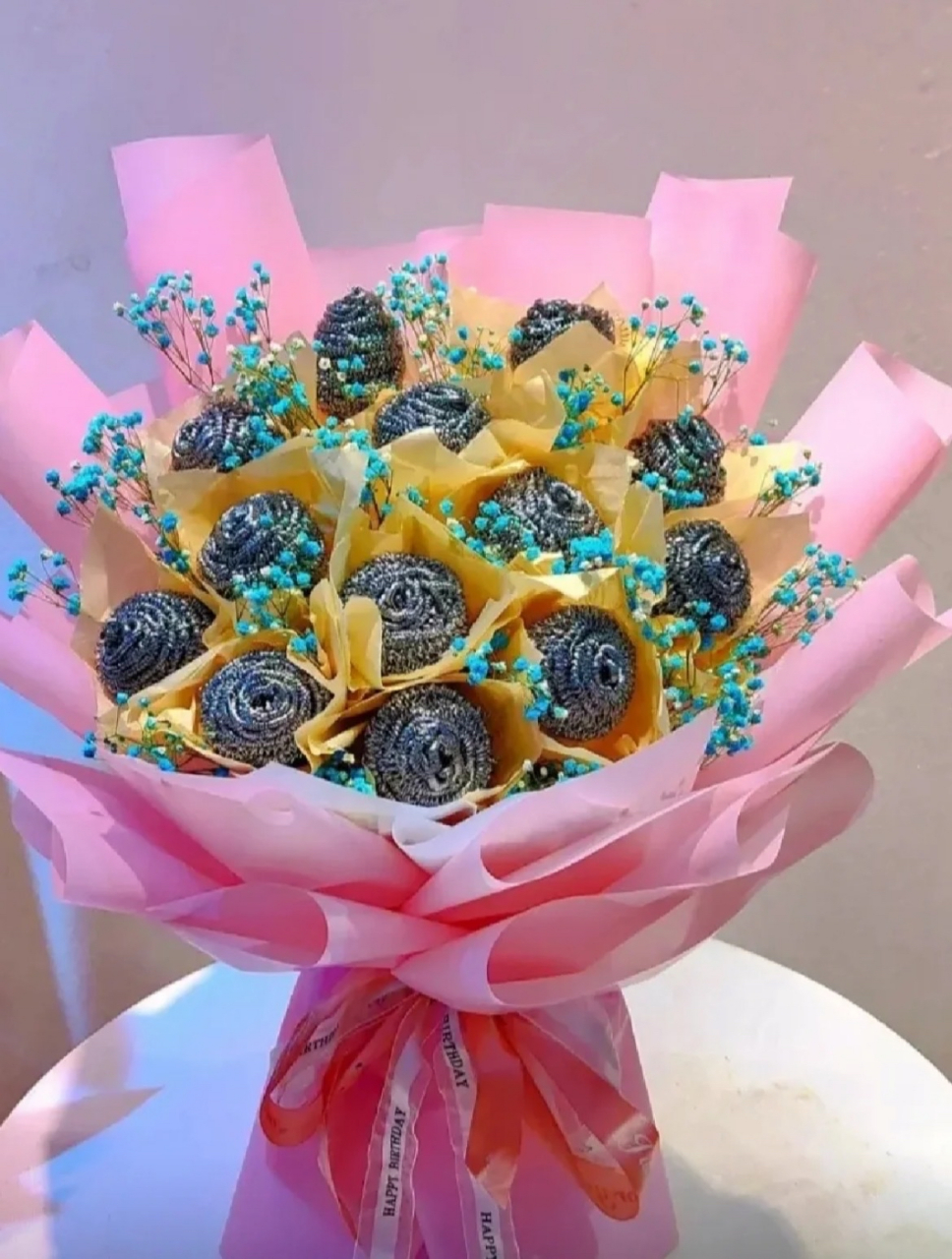 你知道钢丝球的花语吗!