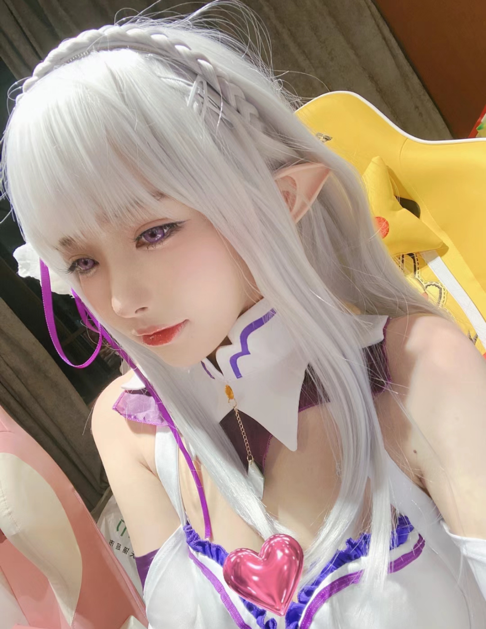 cos的存图,是爱蜜莉雅~ #cosplay# #爱蜜莉雅# #二次元