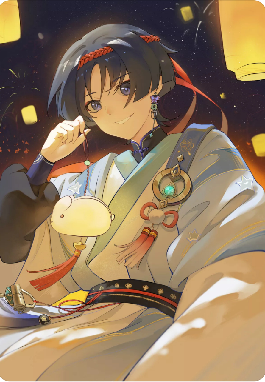 稻妻公主,但是璃月海灯节#原神