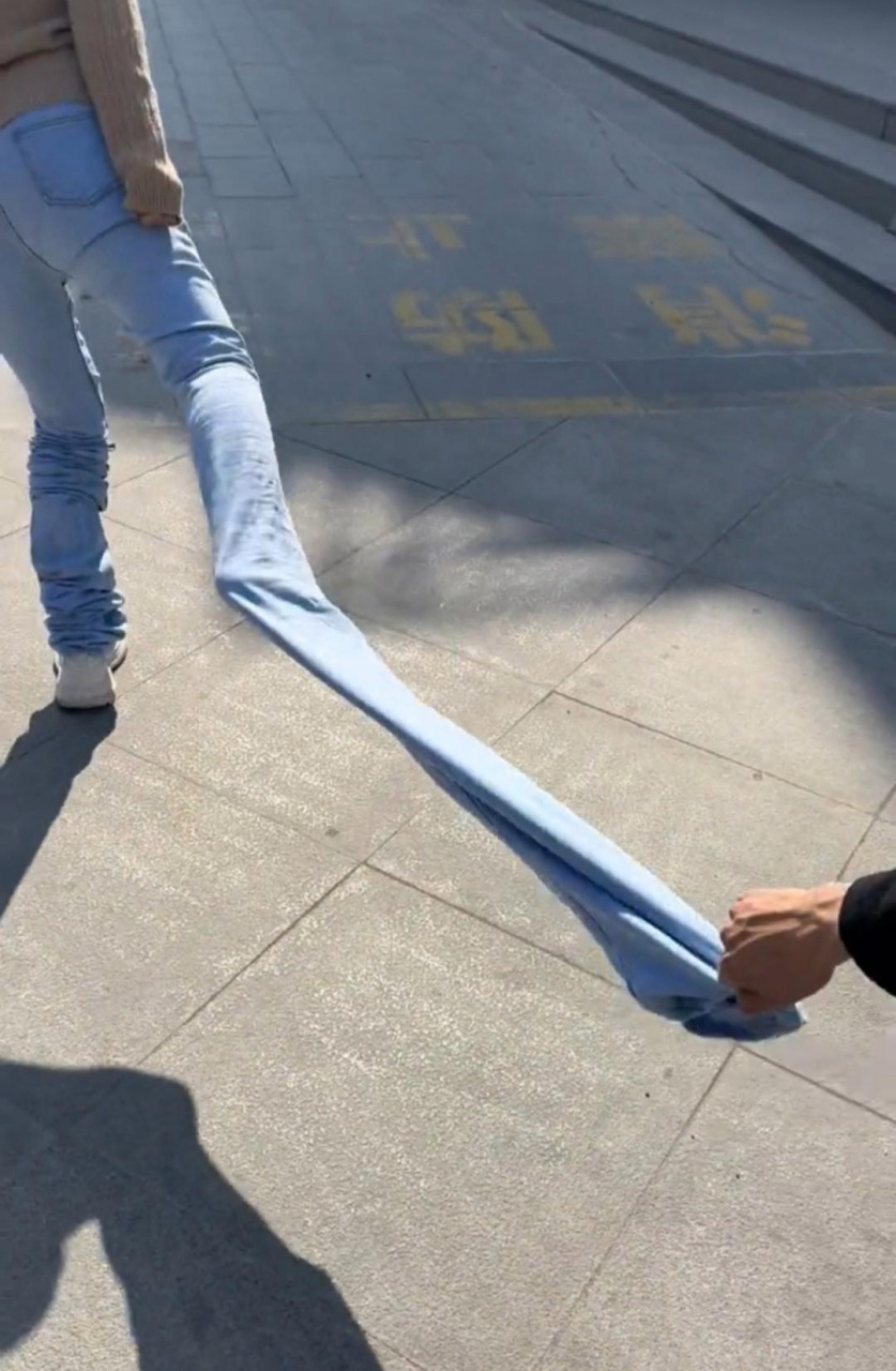网友:男朋友给买的裤子,不是裤子长,是我腿太短,对不起了 #趣图搞笑