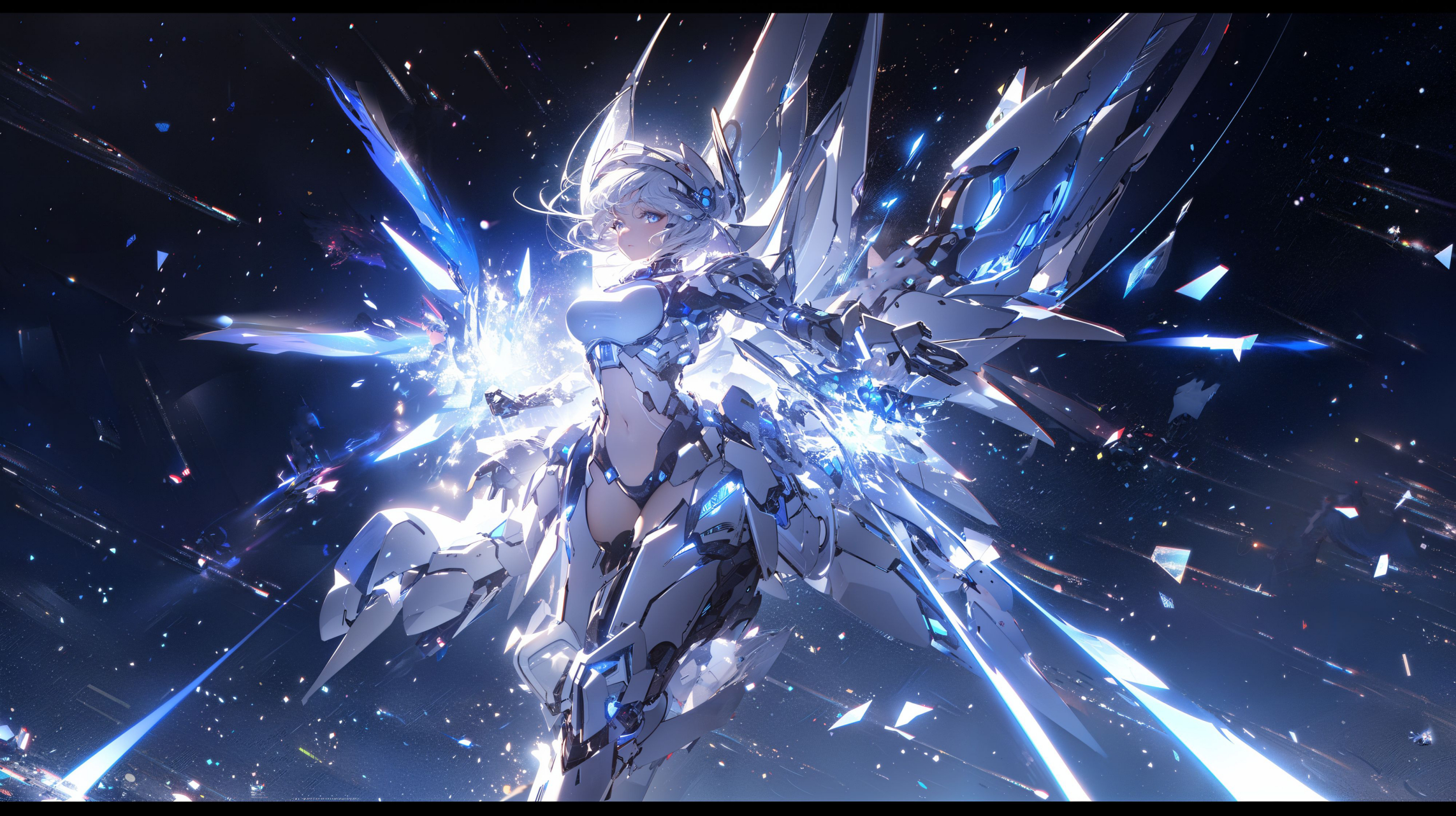 霜之机甲少女#ai绘画#  画师:carl-ai