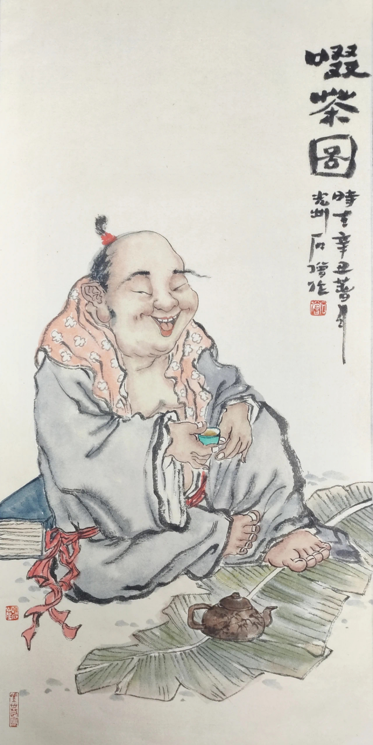 姜兆兴—水墨人物画栩栩如生,幽默诙的