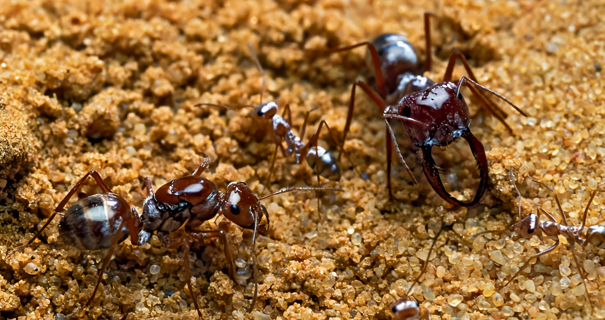 它是世界上已知移动速度最快,最耐热的蚂蚁之一,能在表面温度高达70