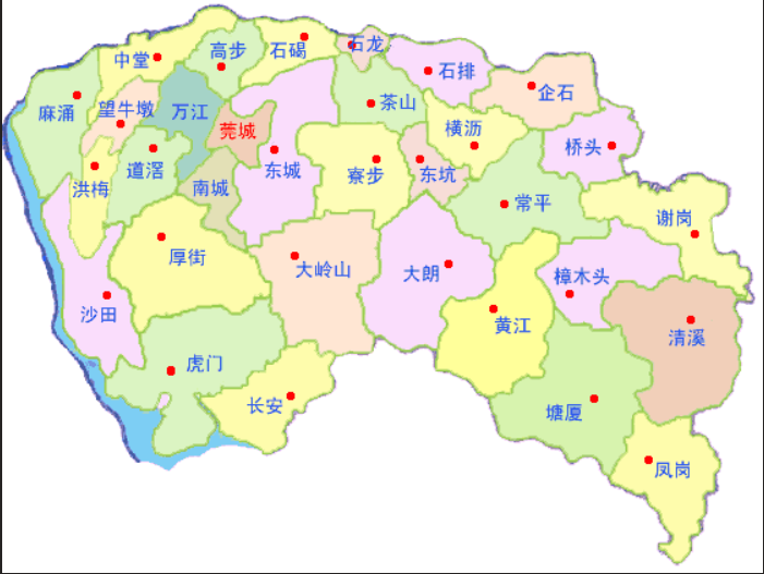 東莞各鎮街gdp:塘廈鎮突破600億,沙田鎮領先石碣鎮,謝崗鎮第31