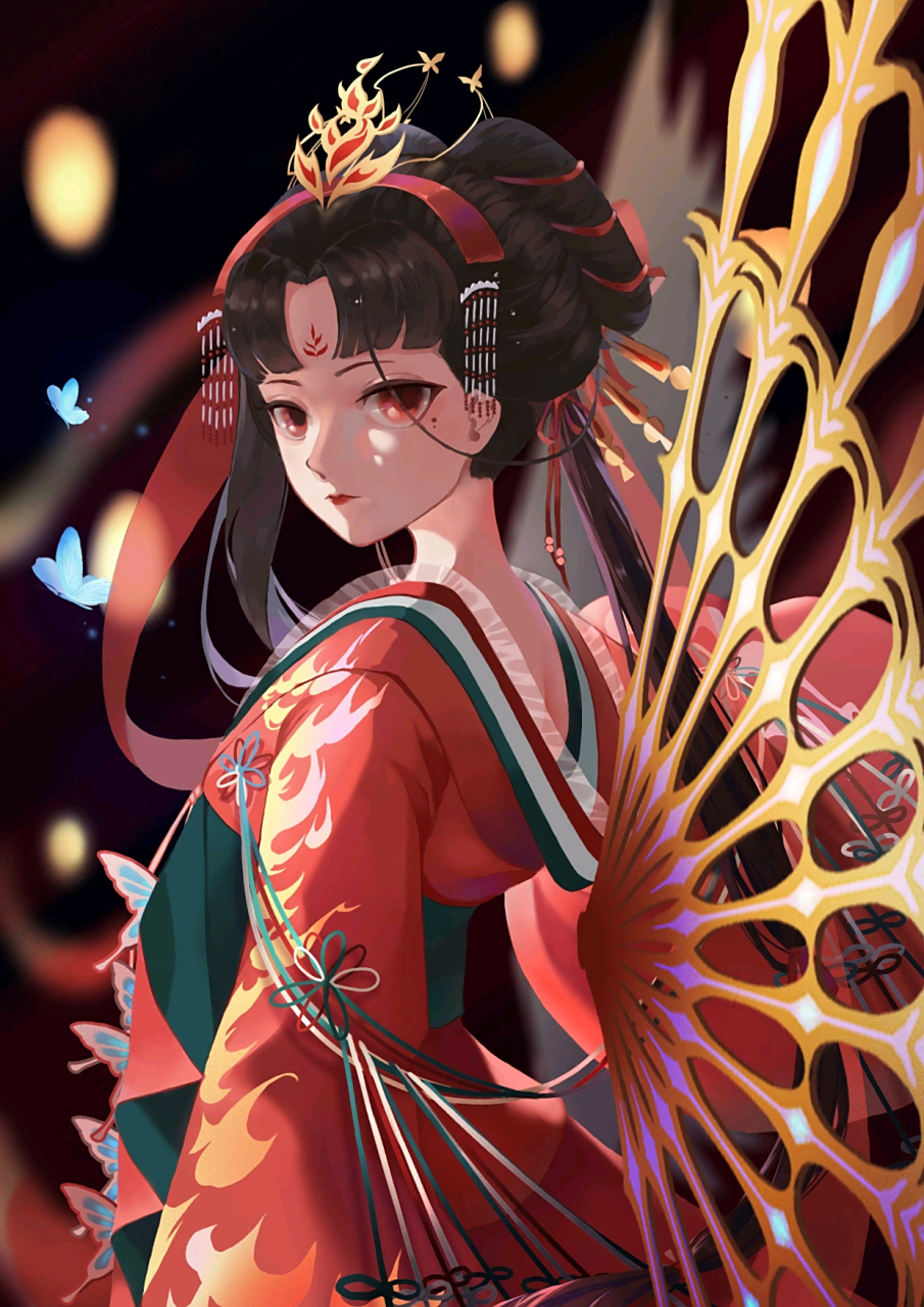 阴阳师不知火精美壁纸分享#阴阳师# #不知火