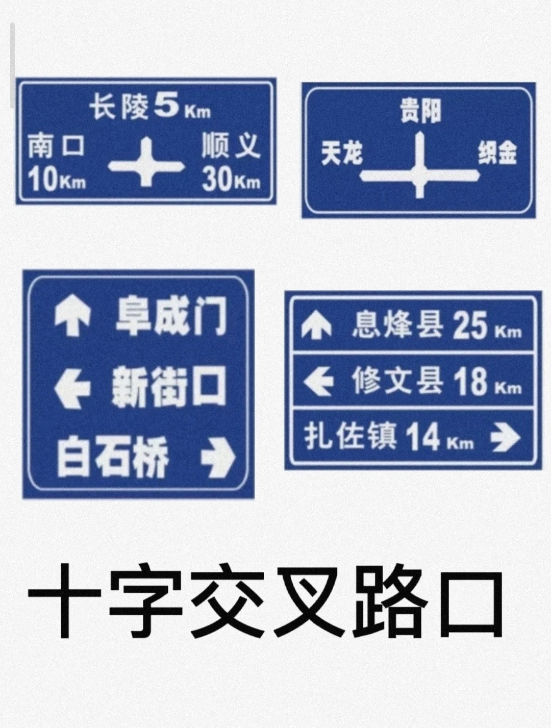 學車考駕照科目一交通標誌彙總