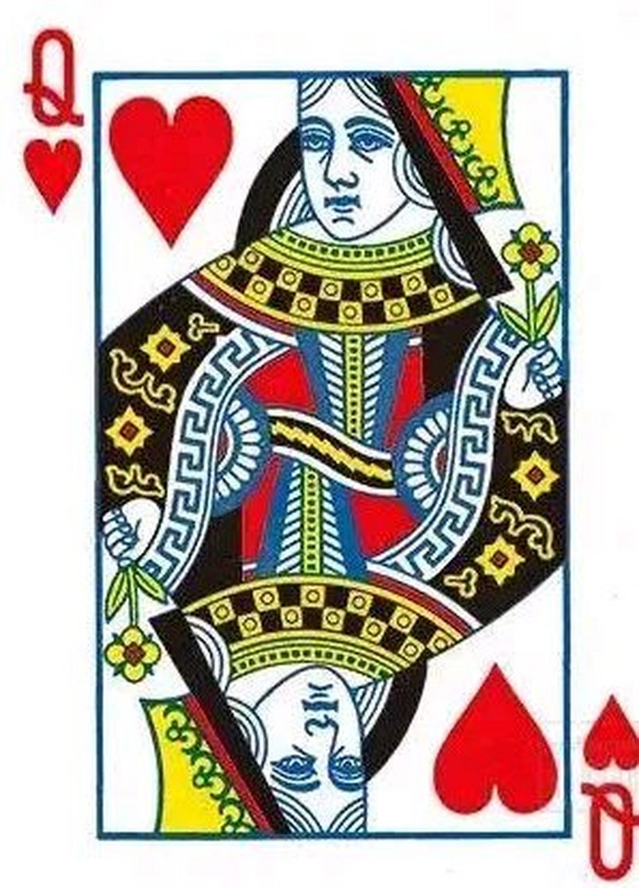 想必下图大家都不陌生,扑克牌里的"q"北方人叫"圈儿",南方人则称之为"
