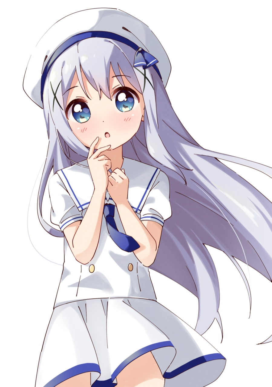 香风智乃,画师:はる#请问您今天要来点兔子吗#  #二次元美图# #我爱二