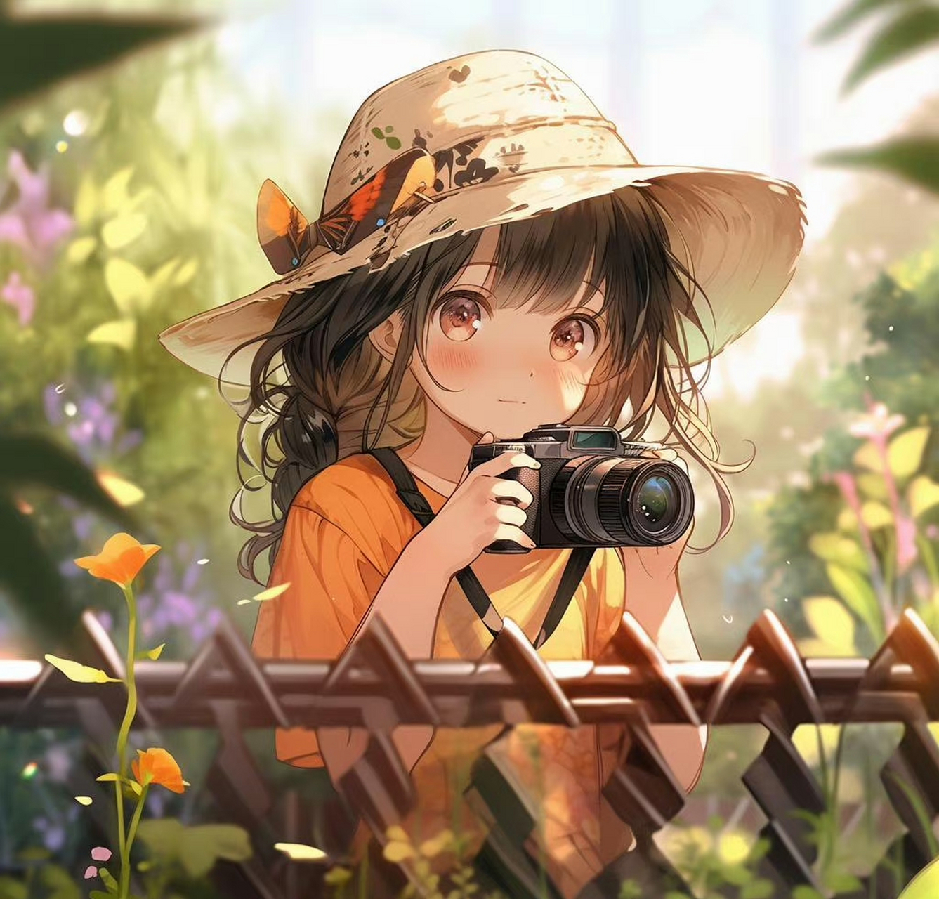 呆萌小摄影师可爱头像  好治愈!