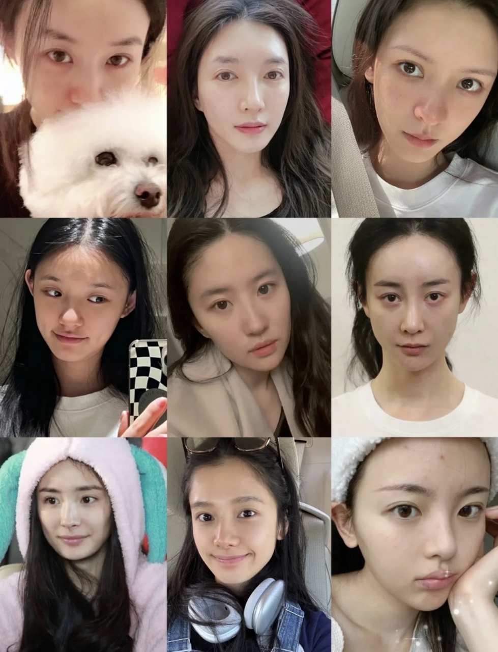 内娱女明星素颜大合集  也许这就是和普通人的壁垒吧[流泪]  #鞠婧祎