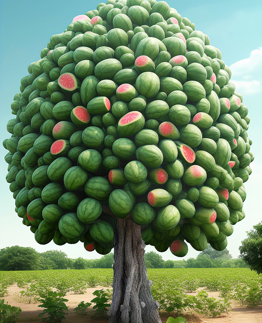 西瓜和树的故事