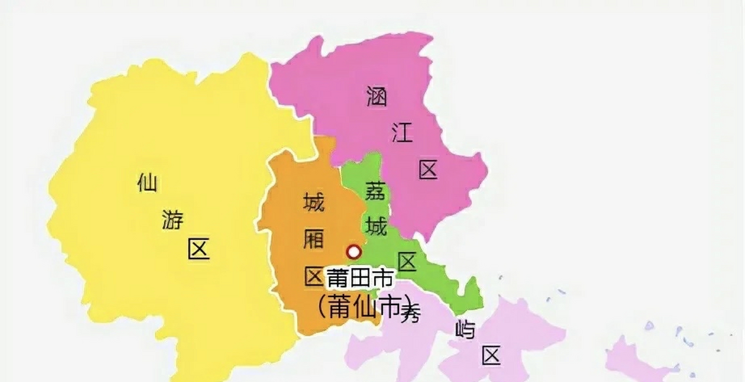 福建莆田市拥有4200平方公里的陆地面积,而厦门则只有1700平方公里